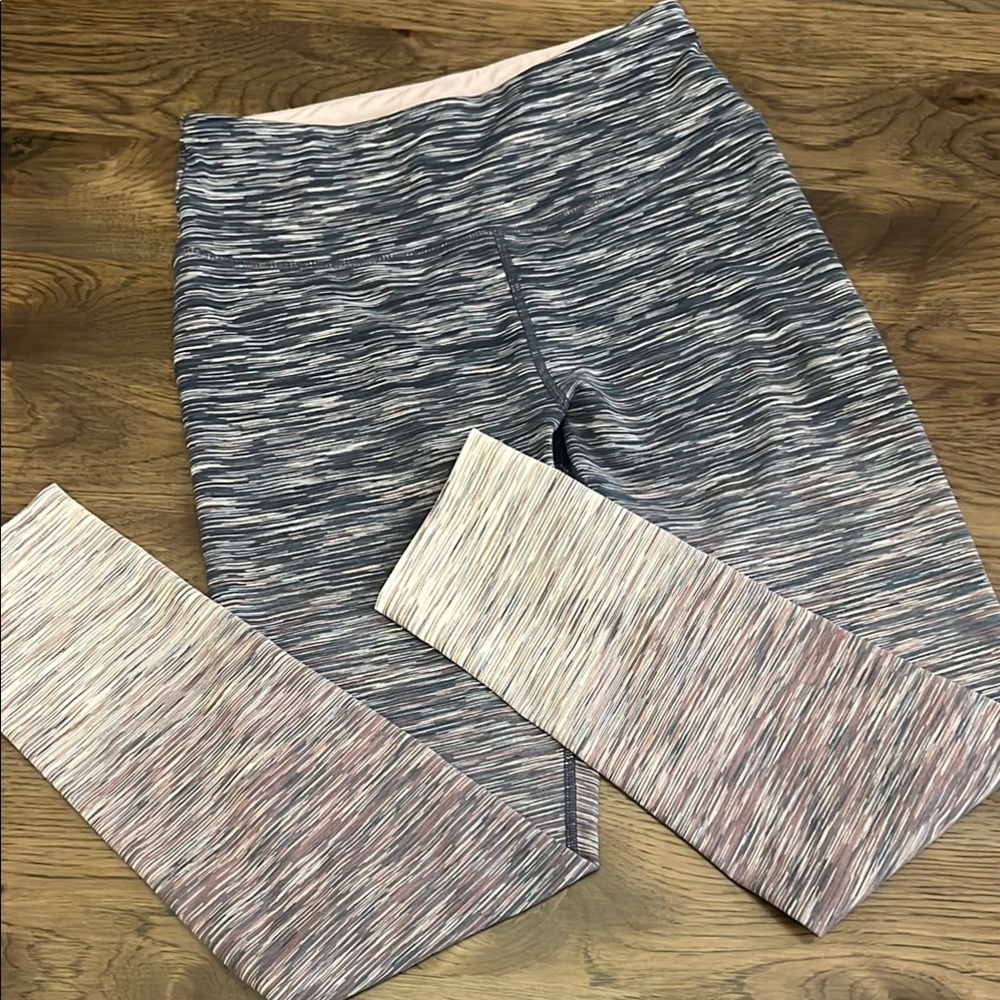 CALVIN KLEIN Performance Ombre High-Waist Cropped Leggings, size Small